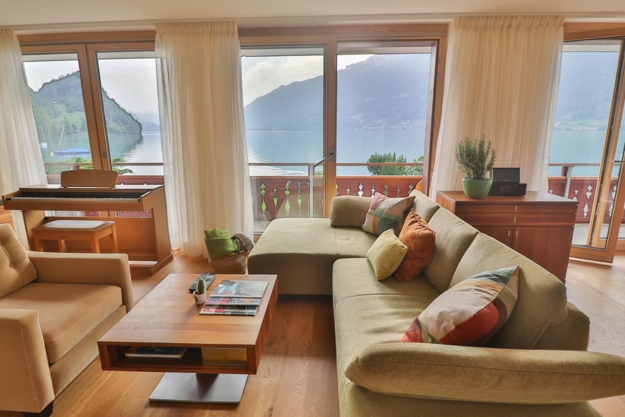 Seehaus Lake View 3-Bedroom Apartment Iseltwald Exterior photo